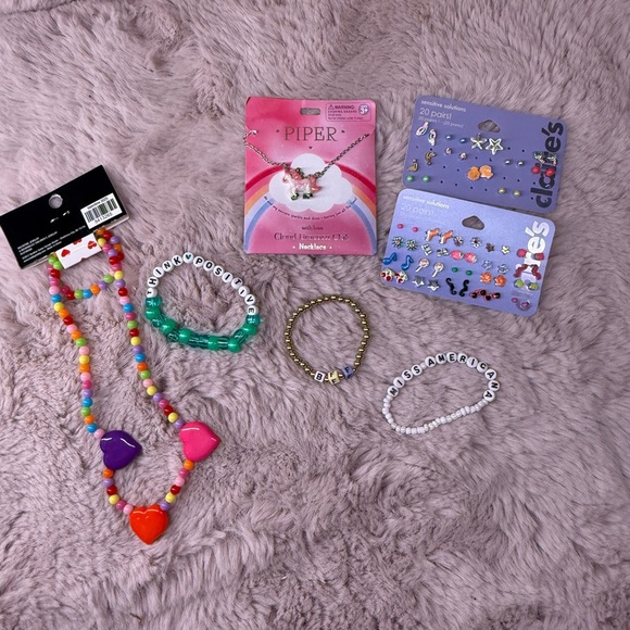 Claire's Other - Kids Jewelry Bundle Claire’s Fun Mix Stud Earrings